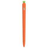 LOVE MEI For Apple Pencil 2 Carrot Shape Stylus Pen Silicone Protective Case Cover, For Apple Pencil 2