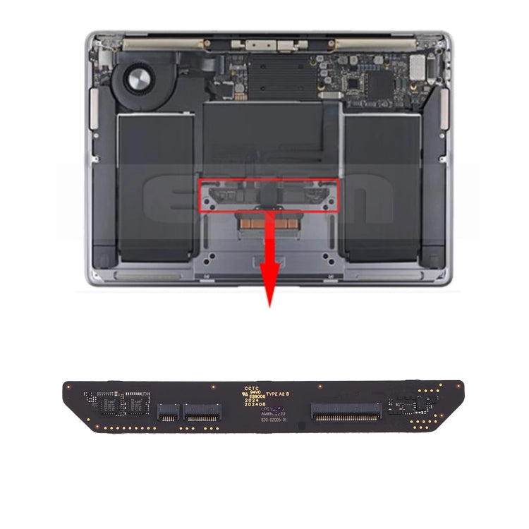 TouchPad Keyboard Connector Board For Macbook Air 13 inch Retina A2179 2020 EMC3302 821-02005-01 EMC3302 821-02005-01, For Macbook Air 13 Retina A2179 TouchPad Keyboard Connector Board For Macbook Air 13 inch Retina A2179 2020 EMC3302 821-02005-01 EMC3302 821-02005-01, For Macbook Air 13 Retina A2179