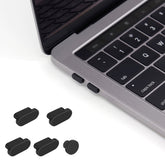 ENKAY 5 in 1 Dustproof Plugs About Charging Port for MacBook 12 inch / MacBook Pro 13.3 / 15.4 inch (2016/2017)