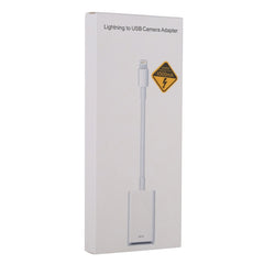 Adaptador de cámara NK102 de 8 pines macho a puerto USB hembra único, compatible con sistemas iOS 13.0 y superiores