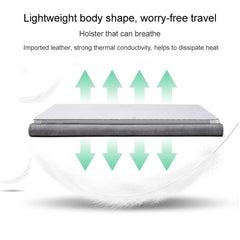 For Microsoft Surface Pro 7 / 7+ South African Sheepskin Magnetic Horizontal Flip Leather Case + Power Supply Bag with Pen Slot & Holder