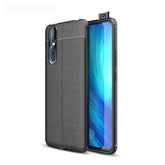 Litchi Texture TPU Shockproof Case for Vivo X27