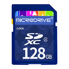 Microdrive 128GB High Speed Class 10 SD Memory Card for All Digital Devices with SD Card Slot