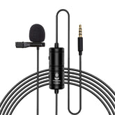 YICHUANG YC-VM20 3.5mm Port Video Recording Omnidirectional Lavalier Microphone, Cable Length: 6m, YC-VM20