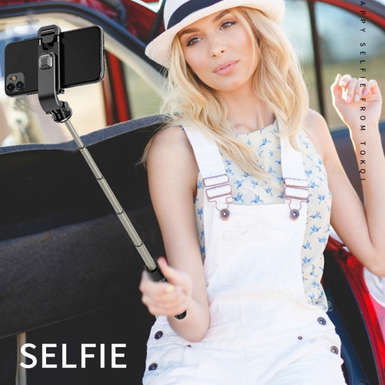 Palo selfie con trípode plegable de aleación de aluminio L03 con Bluetooth, L03 blanco, L03 negro Palo selfie con trípode plegable de aleación de aluminio L03 con Bluetooth, L03 blanco, L03 negro