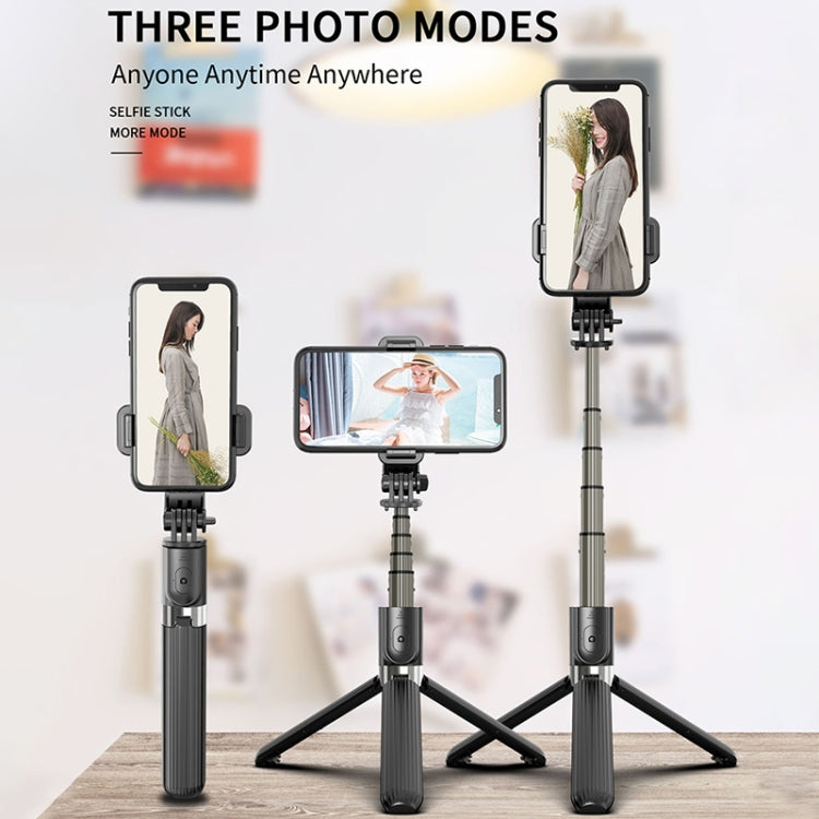 Palo selfie con trípode plegable de aleación de aluminio L03 con Bluetooth, L03 blanco, L03 negro Palo selfie con trípode plegable de aleación de aluminio L03 con Bluetooth, L03 blanco, L03 negro
