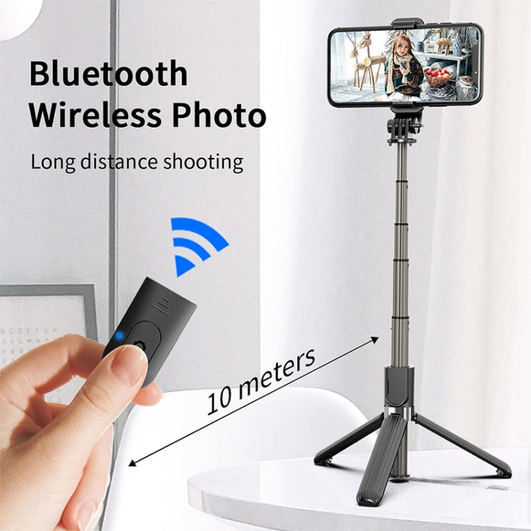 Palo selfie con trípode plegable de aleación de aluminio L03 con Bluetooth, L03 blanco, L03 negro Palo selfie con trípode plegable de aleación de aluminio L03 con Bluetooth, L03 blanco, L03 negro