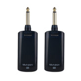 Measy AU688-U 20 Channels Wireless Guitar System Rechargeable Musical Instrument Transmitter Receiver, AU688-U Black