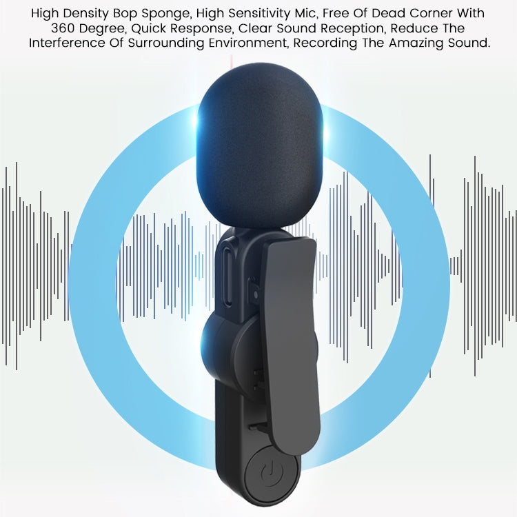 Micrófono inalámbrico de solapa con interfaz de 8 pines EP033T, EP033T de 8 pines Micrófono inalámbrico de solapa con interfaz de 8 pines EP033T, EP033T de 8 pines