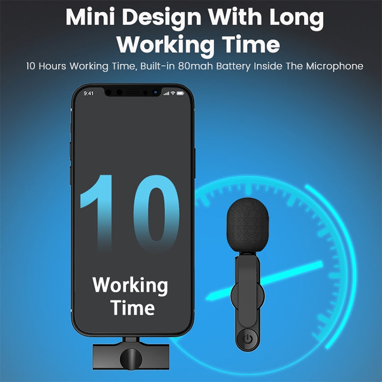 Micrófono inalámbrico de solapa con interfaz de 8 pines EP033T, EP033T de 8 pines Micrófono inalámbrico de solapa con interfaz de 8 pines EP033T, EP033T de 8 pines