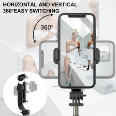 Trípode y palo para selfies con control remoto por Bluetooth Q03, Q03 (negro), Q03 (blanco)