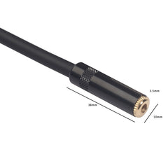 Cable de audio TC227K17-03 de 3,5 mm hembra a XLR macho, longitud: 0,3 m, 3,5 mm hembra a XLR macho