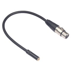 Cable de audio TC227K18-03 de 3,5 mm hembra a XLR hembra, longitud: 0,3 m, 3,5 mm hembra a XLR hembra
