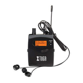 Sistema de monitorización intraauricular inalámbrico UHF XTUGA RW2080 para cantantes de escenario, receptor de petaca único, receptor de petaca RW2080