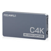 FEEWORLD C4K Video Capture 4K HDMI 60Hz In and Out USB-C Plug and Play for Streaming Gaming Video Conference