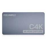 FEEWORLD C4K Video Capture 4K HDMI 60Hz In and Out USB-C Plug and Play for Streaming Gaming Video Conference