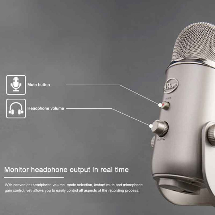 Logitech Blue Yeti USB Condenser Microphone, Blue Yeti(Black), Blue Yeti(Blue), Blue Yeti(Silver) Logitech Blue Yeti USB Condenser Microphone, Blue Yeti(Black), Blue Yeti(Blue), Blue Yeti(Silver)