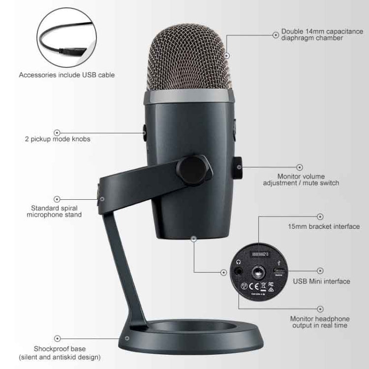 Logitech Blue Yeti Nano Condenser Digital USB Live Broadcast Microphone, Blue Yeti Nano Logitech Blue Yeti Nano Condenser Digital USB Live Broadcast Microphone, Blue Yeti Nano