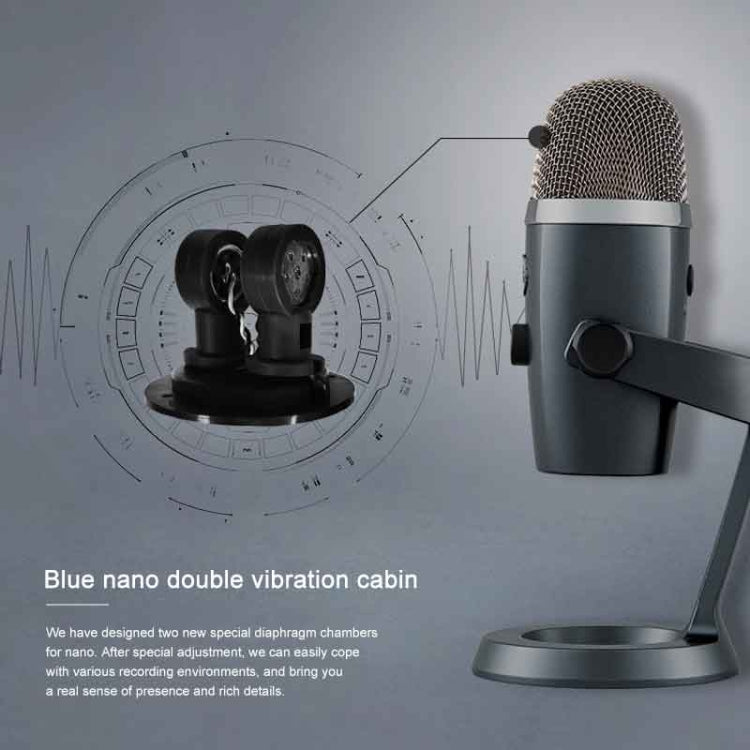 Logitech Blue Yeti Nano Condenser Digital USB Live Broadcast Microphone, Blue Yeti Nano Logitech Blue Yeti Nano Condenser Digital USB Live Broadcast Microphone, Blue Yeti Nano