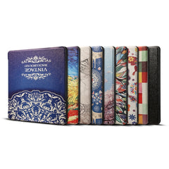 Dibase for Amazon Kindle Oasis 2017 7 inch Print Horizontal Flip PU Leather Protective Case