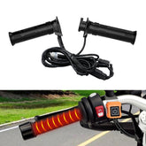 WUPP CS-990A1 Motorcycle Modified Intelligent Electric Heating Hand Cover Heated Grip Handlebar with Five Gear Temperature Control & Five Colors Indicator, CS-990A1