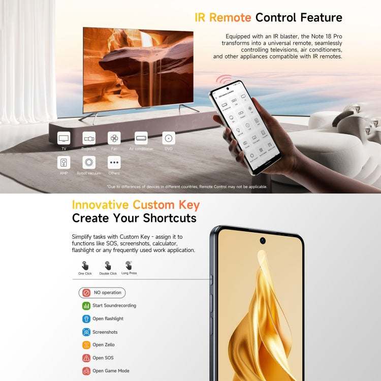 Ulefone Note 18 Pro, 6GB+256GB, Face ID y huella dactilar lateral, 6.78 pulgadas Android 14 MediaTek Helio G91 MTK6769 Octa Core, Red: 4G, Dual SIM, OTG, NFC Ulefone Note 18 Pro, 6GB+256GB, Face ID y huella dactilar lateral, 6.78 pulgadas Android 14 MediaTek Helio G91 MTK6769 Octa Core, Red: 4G, Dual SIM, OTG, NFC