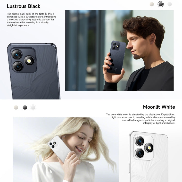 Ulefone Note 18 Pro, 6GB+256GB, Face ID y huella dactilar lateral, 6.78 pulgadas Android 14 MediaTek Helio G91 MTK6769 Octa Core, Red: 4G, Dual SIM, OTG, NFC Ulefone Note 18 Pro, 6GB+256GB, Face ID y huella dactilar lateral, 6.78 pulgadas Android 14 MediaTek Helio G91 MTK6769 Octa Core, Red: 4G, Dual SIM, OTG, NFC