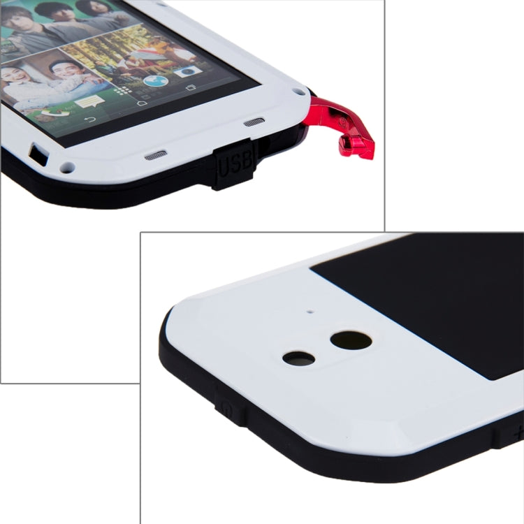 LOVE MEI for HTC One E8 Powerful Dustproof Shockproof Anti-slip Metal Protective Case LOVE MEI for HTC One E8 Powerful Dustproof Shockproof Anti-slip Metal Protective Case