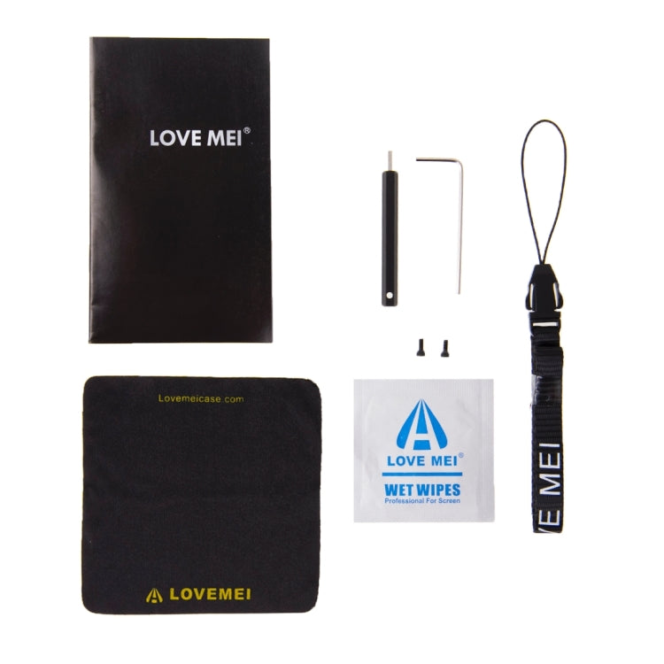 LOVE MEI for HTC One E8 Powerful Dustproof Shockproof Anti-slip Metal Protective Case LOVE MEI for HTC One E8 Powerful Dustproof Shockproof Anti-slip Metal Protective Case