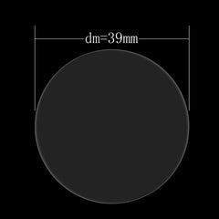 ENKAY Hat-Prince for 39mm Diameter Circular Dial Smart Watch 0.2mm 9H Surface Hardness 2.15D Curved Explosion-proof Tempered Glass Screen Film