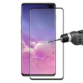 ENKAY Hat-Prince 0,26 mm 9H 3D-gebogene Oberfläche Vollbildabdeckung Heißbiegen Gehärteter Farbfilm Für Galaxy S10+