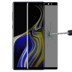 Película de vidrio templado antiespía con cobertura total UV para Galaxy Note 9 (1 unidad)