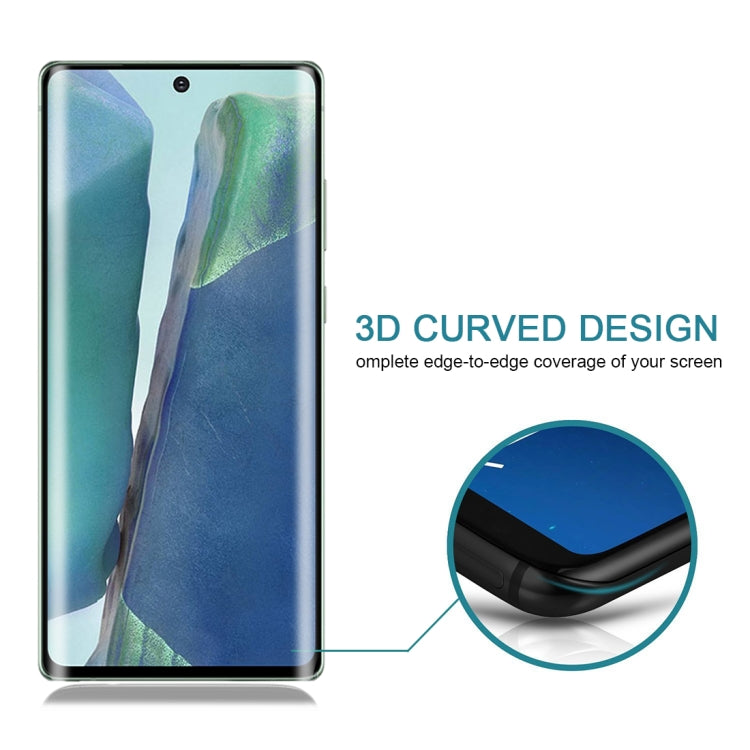 Para Samsung Galaxy Note20 25 PCS Película de vidrio templado de pantalla completa con borde curvo 3D, para Samsung Galaxy Note20 Para Samsung Galaxy Note20 25 PCS Película de vidrio templado de pantalla completa con borde curvo 3D, para Samsung Galaxy Note20