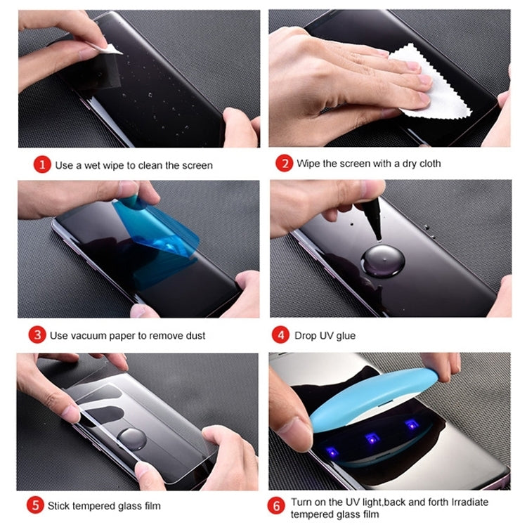 Vidrio templado curvo con pegamento completo y líquido UV para Galaxy S10 Plus, compatible con desbloqueo por huella dactilar, para Galaxy S10 Plus (1 PC) Vidrio templado curvo con pegamento completo y líquido UV para Galaxy S10 Plus, compatible con desbloqueo por huella dactilar, para Galaxy S10 Plus (1 PC)