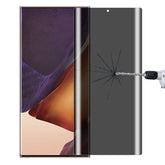 Película de vidrio templado de pantalla completa antiespías curvada 3D 9H para Samsung Galaxy Note20 Ultra, para Samsung Galaxy Note20 Ultra