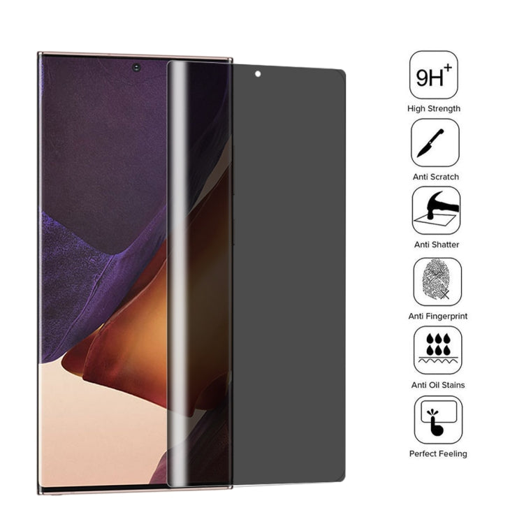 For Samsung Galaxy Note20 Ultra 9H 3D Curved Anti-peeping Full Screen Tempered Glass Film For Samsung Galaxy Note20 Ultra 9H 3D Curved Anti-peeping Full Screen Tempered Glass Film
