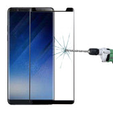 For Galaxy Note 8 0.3mm 9H Surface Hardness 3D Curved Silk-screen Non-full Screen Tempered Glass Screen Protector