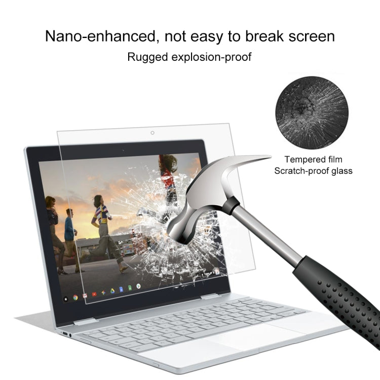 0.4mm 9H Surface Hardness Full Screen Tempered Glass Film for Google Pixelbook 12.3 inch, For Google Pixelbook 12.3 inch 0.4mm 9H Surface Hardness Full Screen Tempered Glass Film for Google Pixelbook 12.3 inch, For Google Pixelbook 12.3 inch