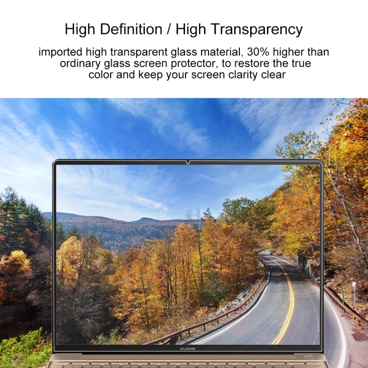 0.4mm 9H Surface Hardness Full Screen Tempered Glass Film for Huawei MateBook X 13.3 inch, MateBook X 13.3 inch 0.4mm 9H Surface Hardness Full Screen Tempered Glass Film for Huawei MateBook X 13.3 inch, MateBook X 13.3 inch
