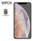 Película de vidrio templado mate esmerilado para iPhone XS Max / iPhone 11 Pro Max, 50 piezas, sin paquete minorista, para iPhone XS Max / iPhone 11 Pro Max (50 piezas)