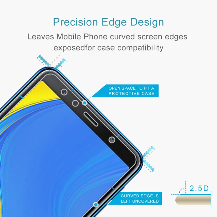 50 PCS 0.26mm 9H 2.5D Tempered Glass Film for Galaxy A7 (2018), No Retail Package, For Galaxy A7 (2018) 50 PCS 0.26mm 9H 2.5D Tempered Glass Film for Galaxy A7 (2018), No Retail Package, For Galaxy A7 (2018)