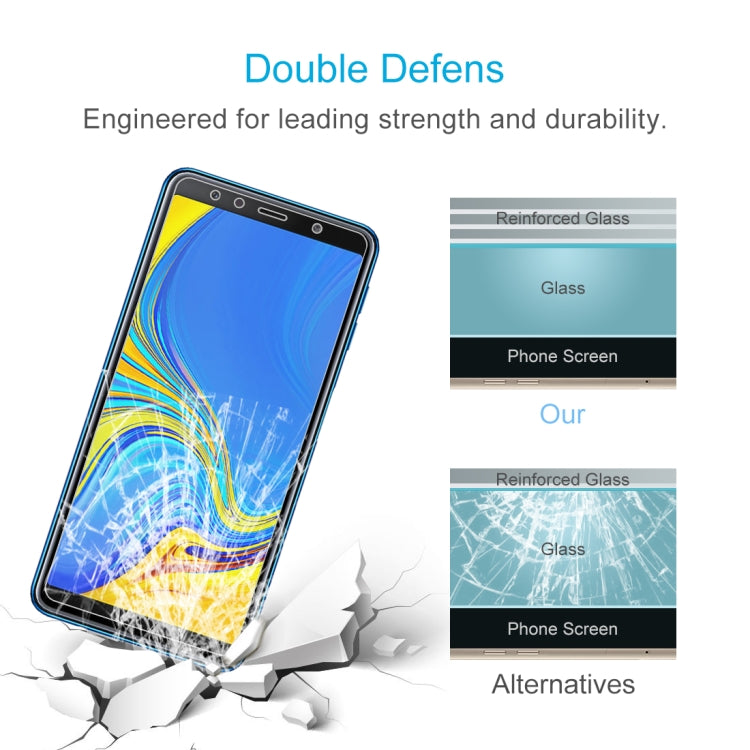 50 PCS 0.26mm 9H 2.5D Tempered Glass Film for Galaxy A7 (2018), No Retail Package, For Galaxy A7 (2018) 50 PCS 0.26mm 9H 2.5D Tempered Glass Film for Galaxy A7 (2018), No Retail Package, For Galaxy A7 (2018)