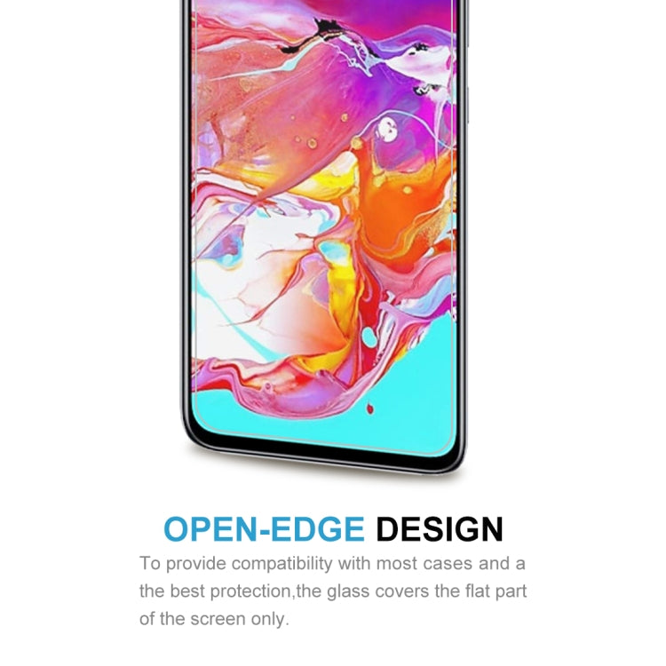 Película de vidrio templado 9H 2.5D de 0,26 mm para Galaxy A70, sin paquete minorista, para Galaxy A70, 50 unidades Película de vidrio templado 9H 2.5D de 0,26 mm para Galaxy A70, sin paquete minorista, para Galaxy A70, 50 unidades