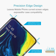 Película de vidrio templado 9H 2.5D de 0,26 mm para Galaxy A80/A90, sin paquete minorista, para Galaxy A80, 50 unidades