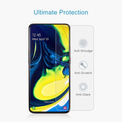 Película de vidrio templado 9H 2.5D de 0,26 mm para Galaxy A80/A90, sin paquete minorista, para Galaxy A80, 50 unidades