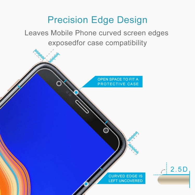 50 PCS 0.26mm 9H 2.5D Tempered Glass Film for Galaxy J4+, No Retail Package, For Galaxy J4+ 50 PCS 0.26mm 9H 2.5D Tempered Glass Film for Galaxy J4+, No Retail Package, For Galaxy J4+