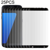 25 piezas para Galaxy S7 Edge / G935 0,26 mm 9H Dureza superficial Superficie curva Película de vidrio templado de pantalla no completa