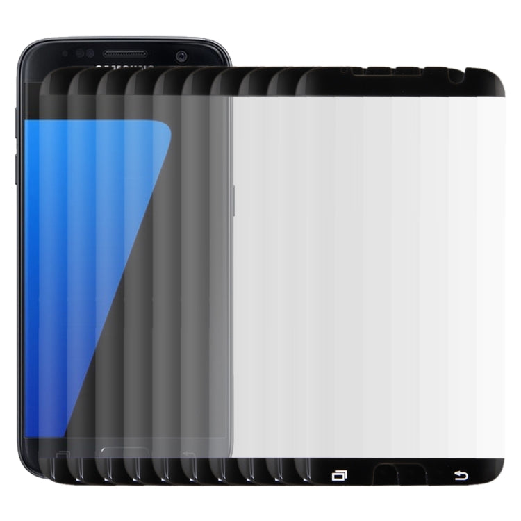 25 piezas para Galaxy S7 Edge / G935 0,26 mm 9H Dureza superficial Superficie curva Película de vidrio templado de pantalla no completa 25 piezas para Galaxy S7 Edge / G935 0,26 mm 9H Dureza superficial Superficie curva Película de vidrio templado de pantalla no completa