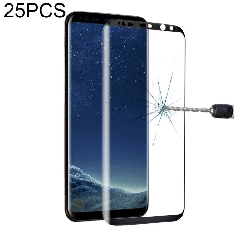 25 PCS For Galaxy S8 Plus Full Screen Edge Glue Tempered Glass Screen Protector, For Galaxy S8 Plus, For Galaxy S8 Plus (25 PCS) 25 PCS For Galaxy S8 Plus Full Screen Edge Glue Tempered Glass Screen Protector, For Galaxy S8 Plus, For Galaxy S8 Plus (25 PCS)
