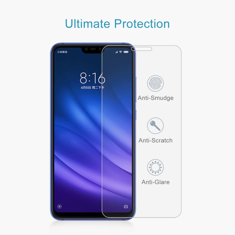 10 PCS 0.26mm 9H Surface Hardness 2.5D Tempered Glass Film for Xiaomi Mi 8 Lite 10 PCS 0.26mm 9H Surface Hardness 2.5D Tempered Glass Film for Xiaomi Mi 8 Lite